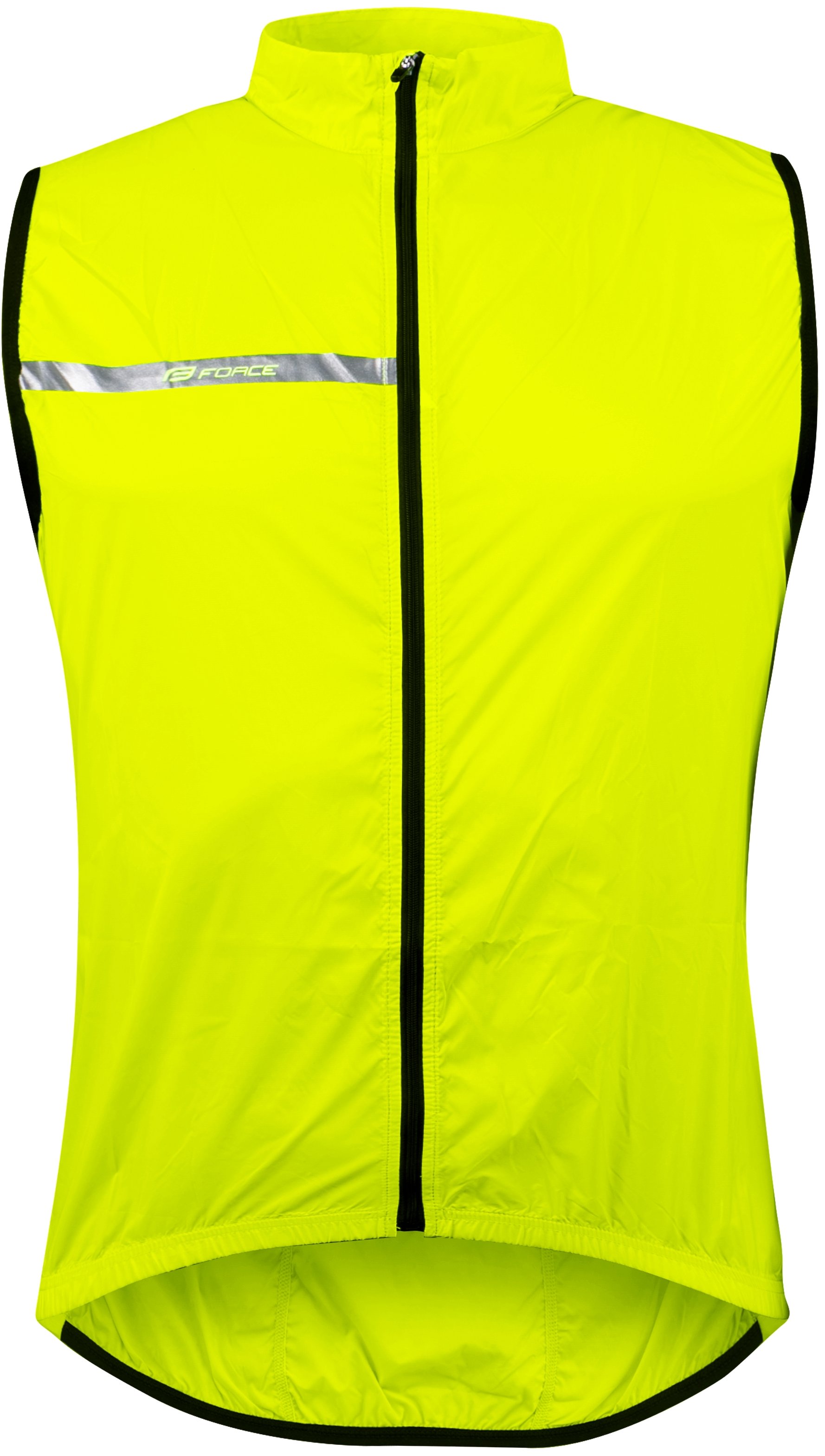 Force Windpro, plná záda, fluo M