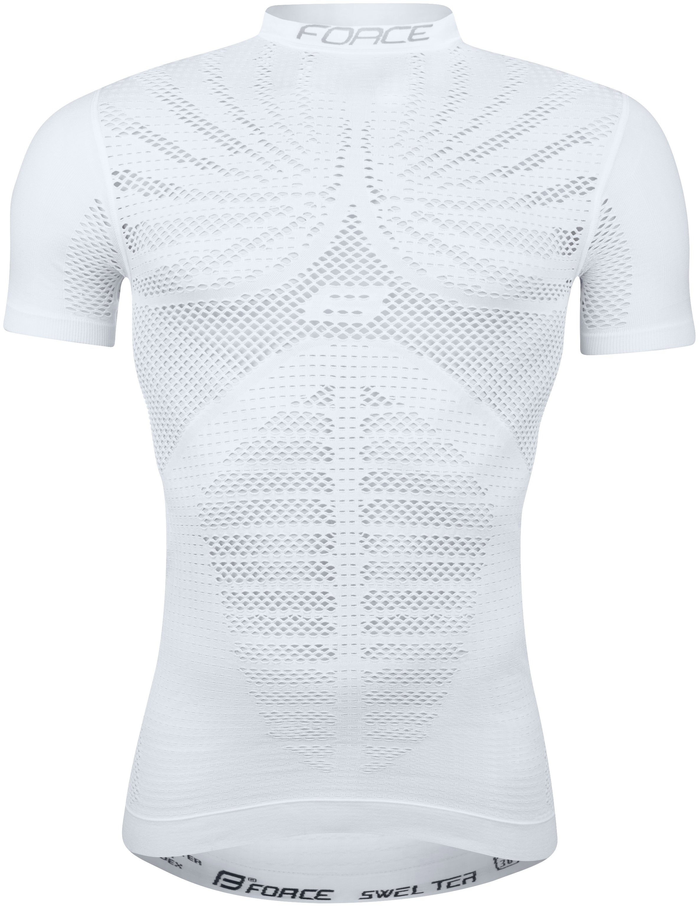 Force Swelter triko funkční krátký rukáv, bílé XL-XXL