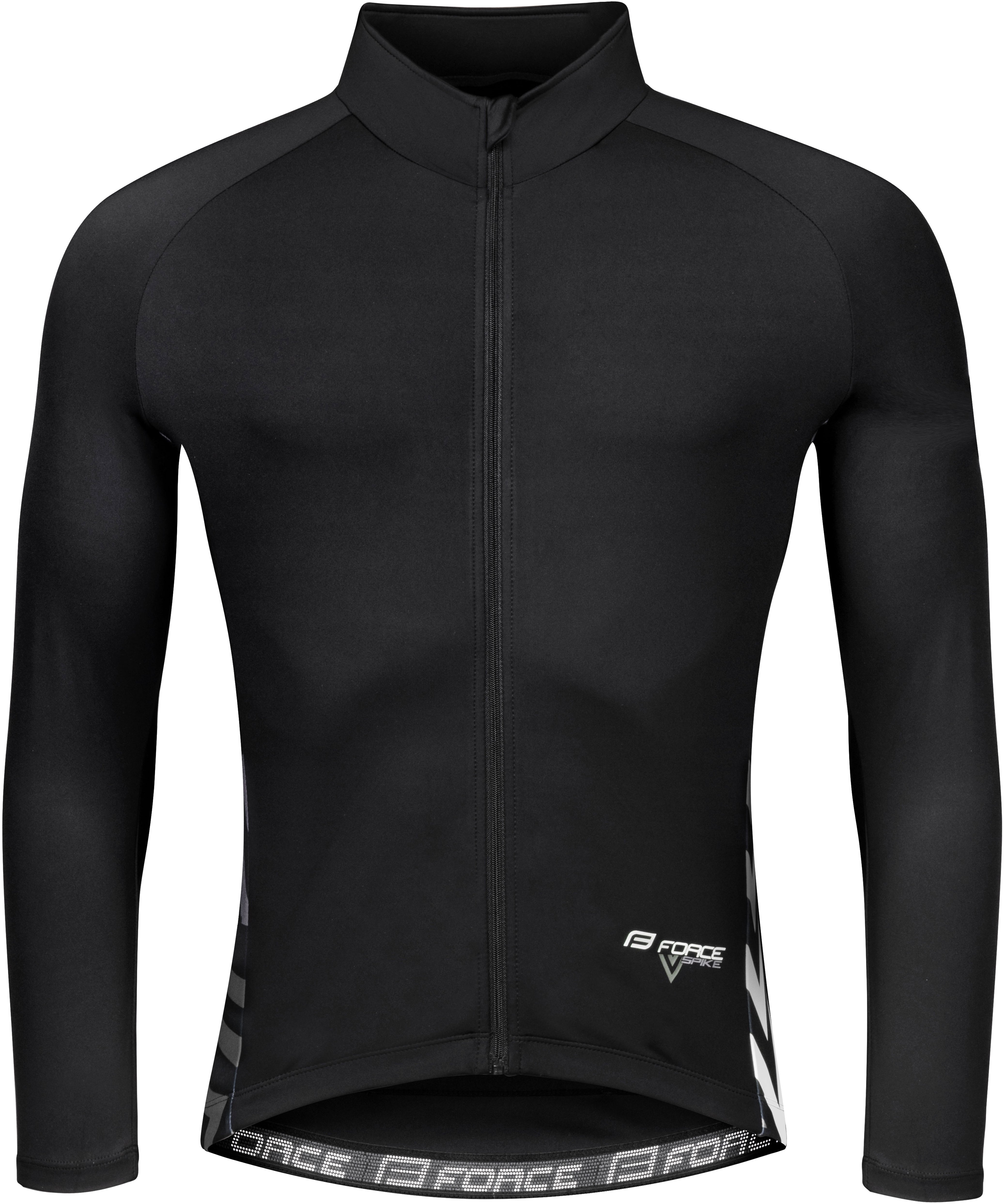 Force Spike dres dlouhý rukáv, černo-bílý XXL