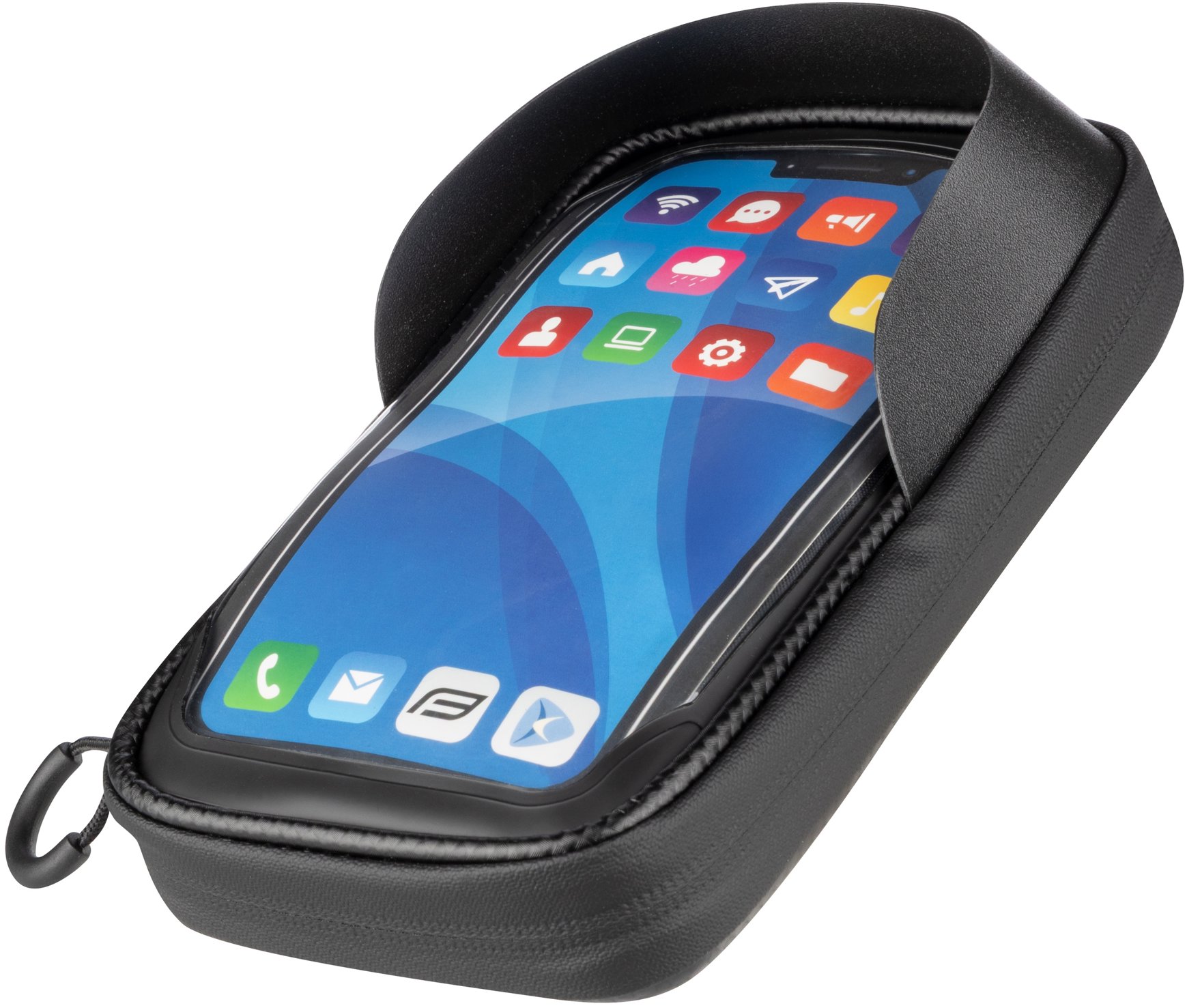 Force Touch phone brašna na řídítka, černá