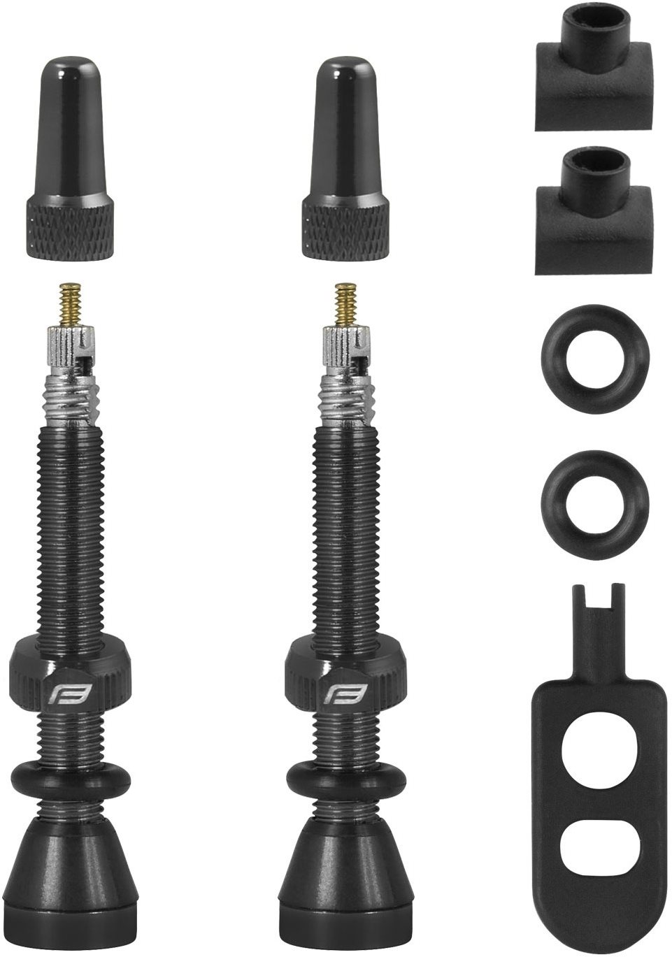 Force pro bezdušový systém 2xFV 44mm,čern