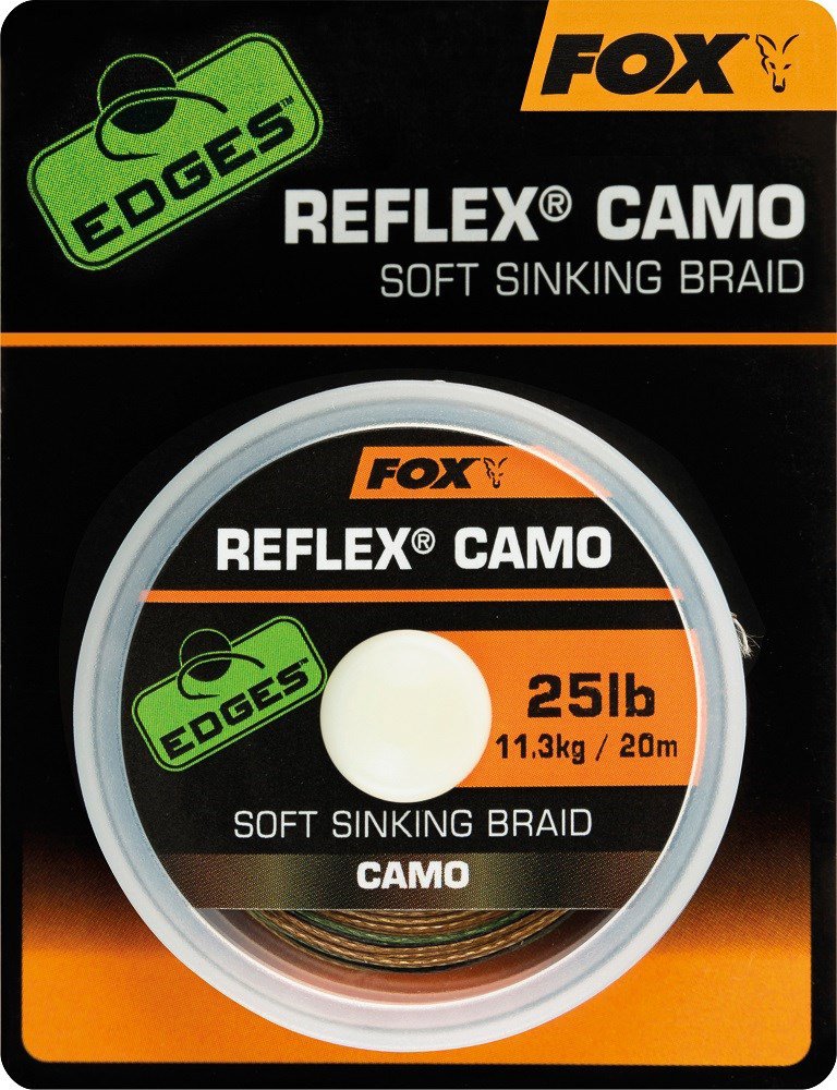 FOX Šňůrka Reflex Camo 20 m 35 lb