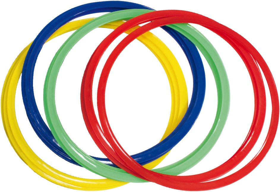 SPORTI FRANCE Tréninkový kruh 45 cm (sada 12 ks)