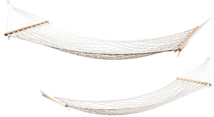 Verk 01285 Houpací síť s příčníky 190cm bílá