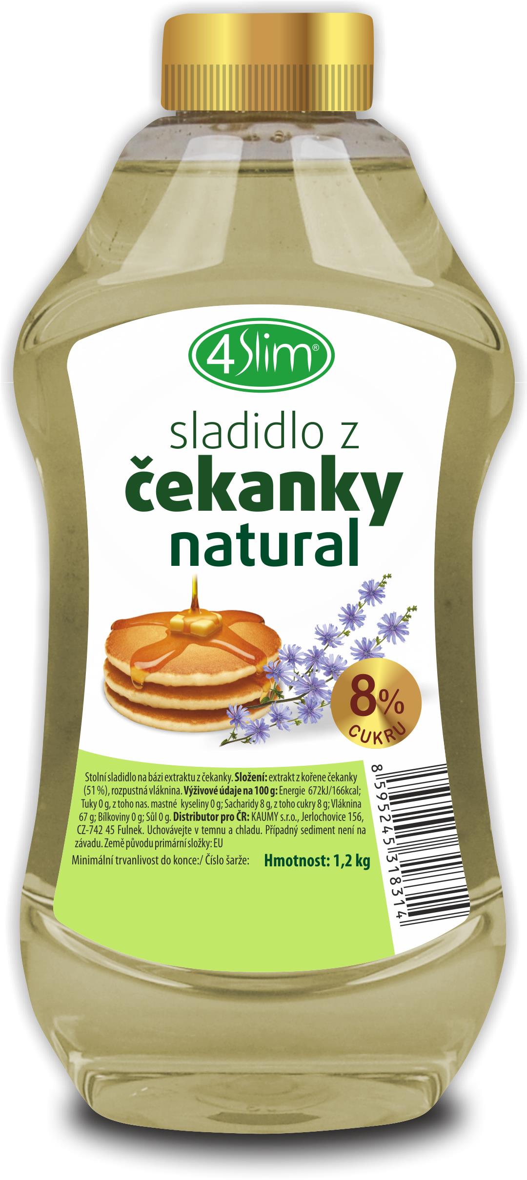 4Slim Sladidlo z čekanky natural 1,2 kg