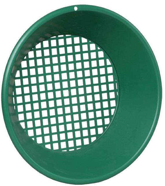 Garrett Zelená plastová rýžovací pánev 14" Síto/Třídič