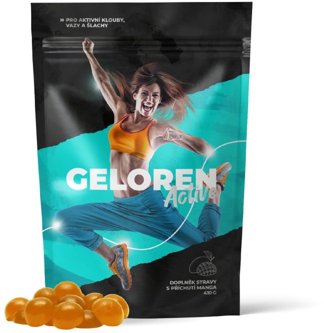 Geloren Active 90 želé tablet, příchuť mango