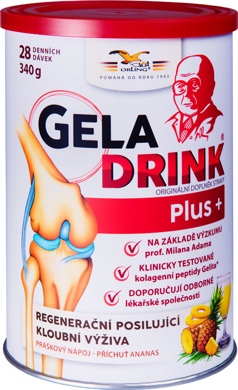 GELADRINK Plus 340 g, příchuť ananas