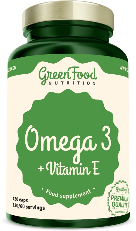 GreenFood Nutrition Omega 3 120 kapslí