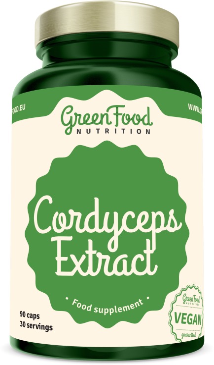 GreenFood Cordyceps Extract 90 kapslí