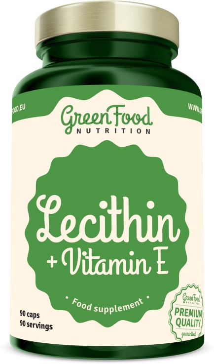 GreenFood Nutrition Lecitin + Vitamon E 90 kapslí