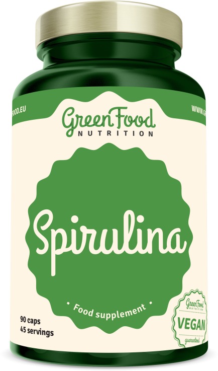 GreenFood Nutrition Spirulina 90 kapslí