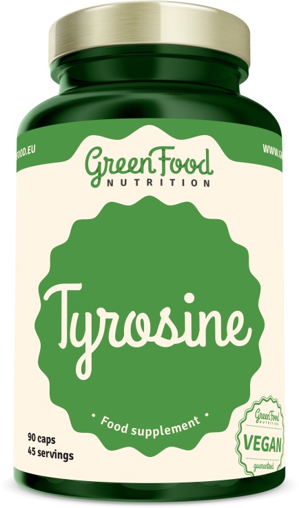 GreenFood Nutrition Tyrosin 90 kapslí