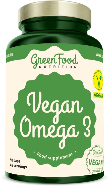 GreenFood Nutrition Vegan Omega 3 90 kapslí