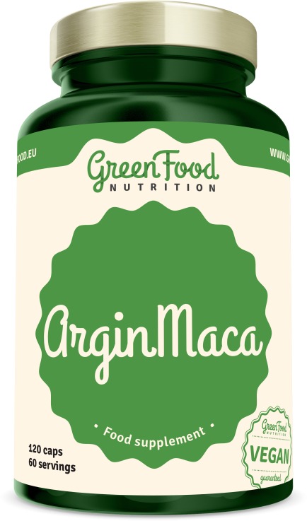 GreenFood ArginMaca 120 kapslí