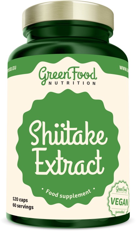 GreenFood Nutrition Shiitake Extract 120 kapslí