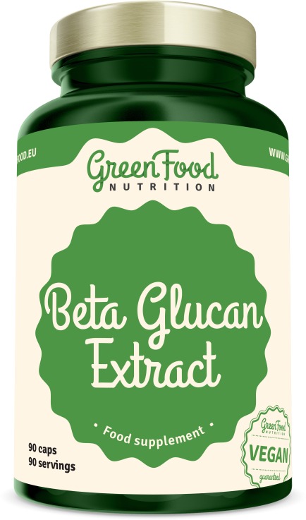 GreenFood Nutrition Beta Glucan 90 kapslí