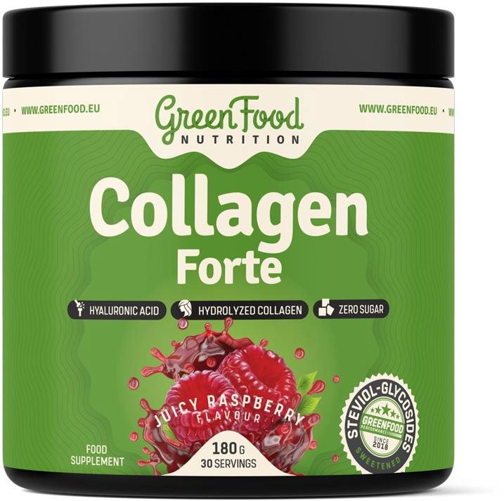 GreenFood Collagen forte 180 g - malina