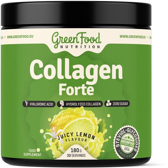 GreenFood Collagen forte 180 g - citron