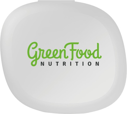 Greenfood Pillbox na kapsle bílý