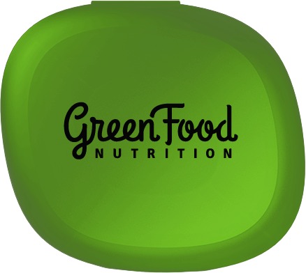 Greenfood Pillbox na kapsle zelený