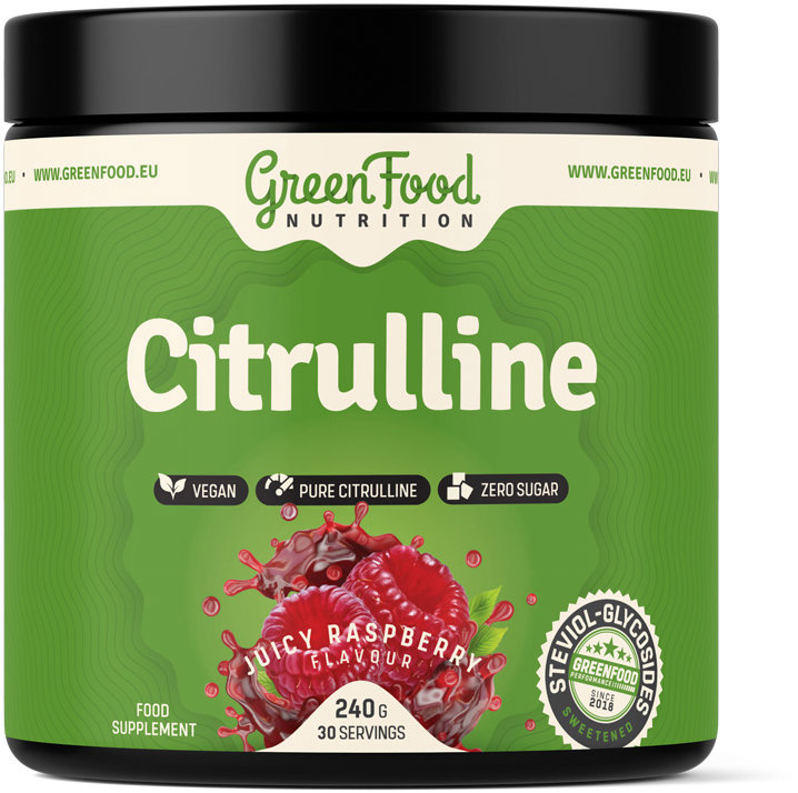 GreenFood Nutrition Citrulline 240 g, juicy Raspberry