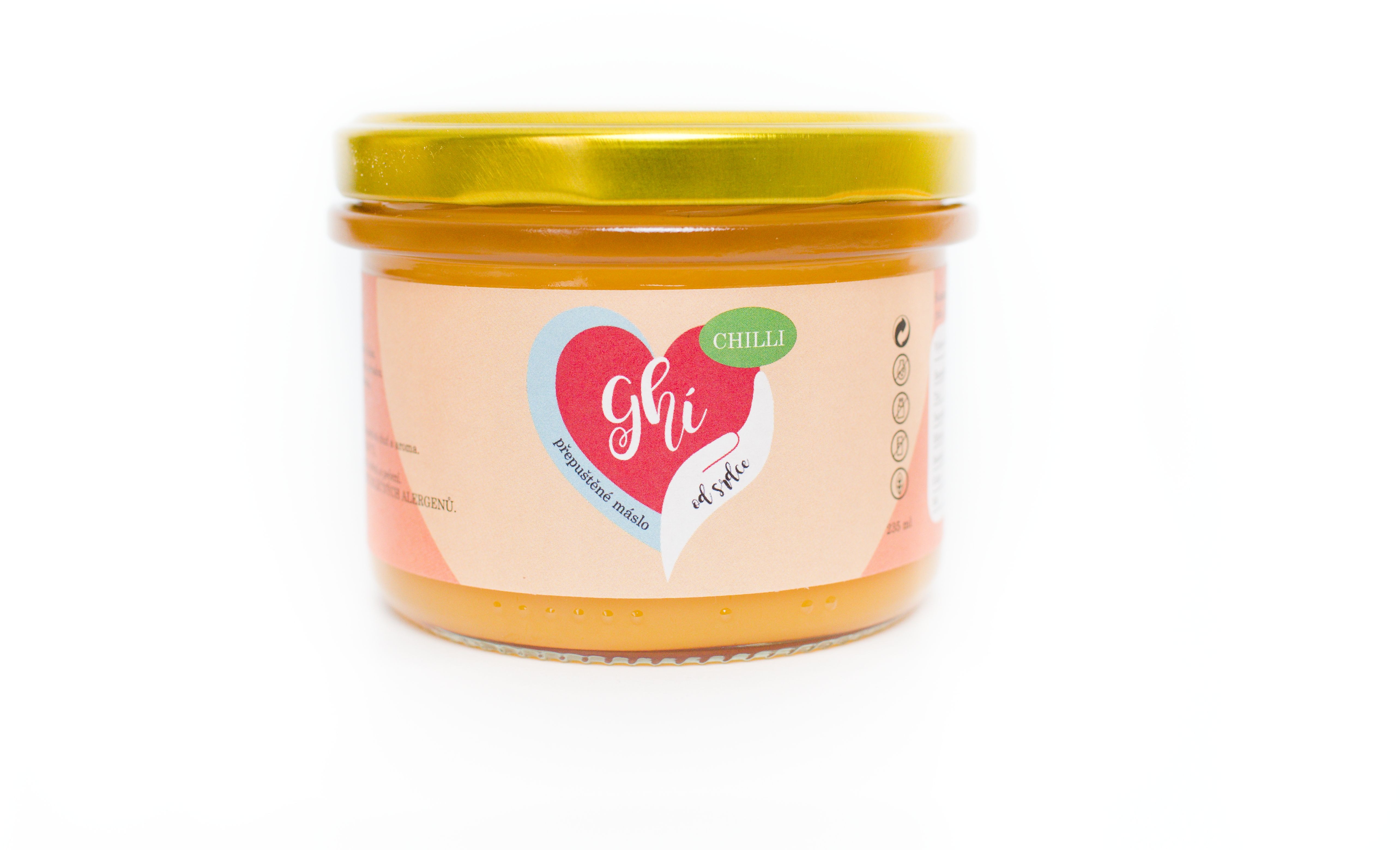Ghí od Srdce ochucené "Chilli" 235 ml