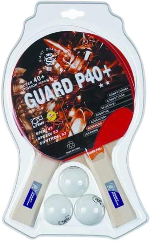 Giant Dragon GUARD Set - 2 pálky a 3 míčky
