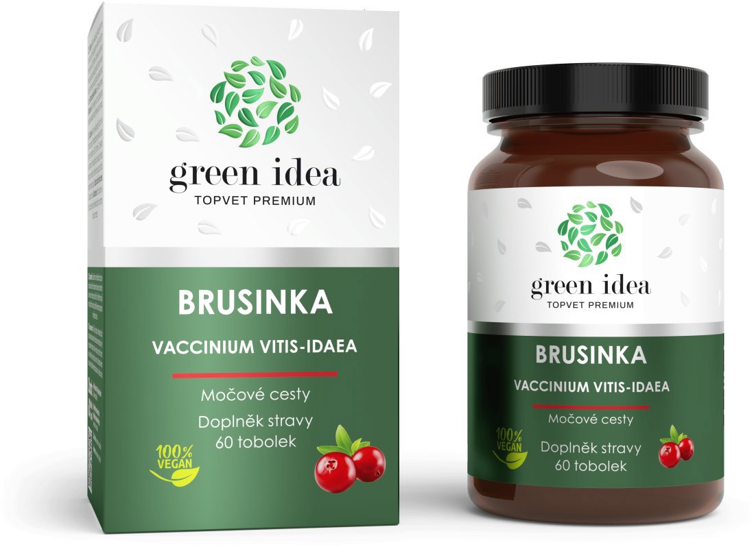 GREEN IDEA Brusinka bylinný extrakt
