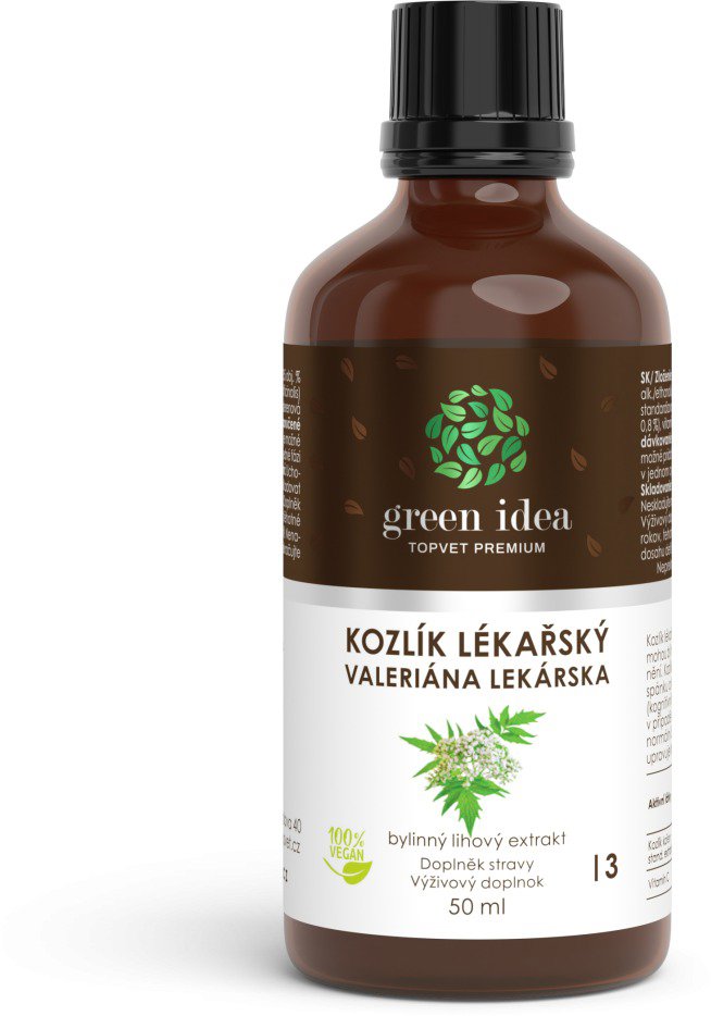 GREEN IDEA Baldriánské kapky - Kozlík Lékařský 50 ml