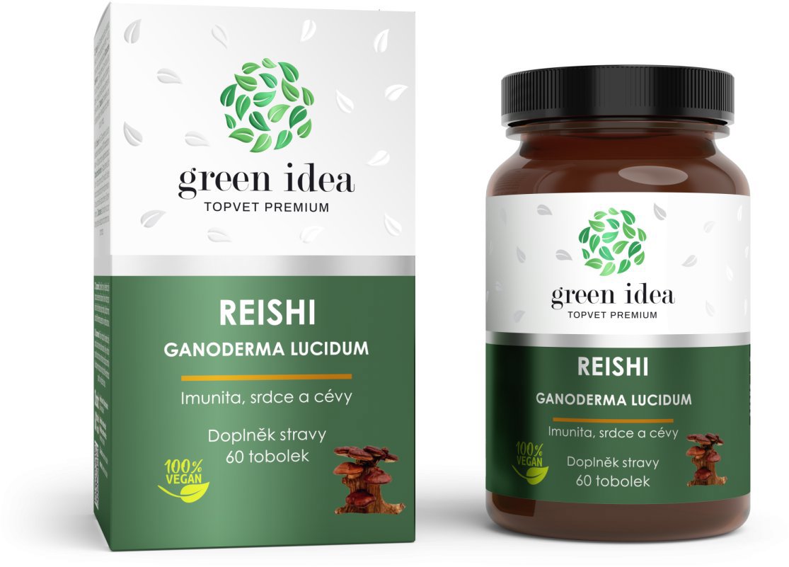GREEN IDEA Reishi bylinný extrakt
