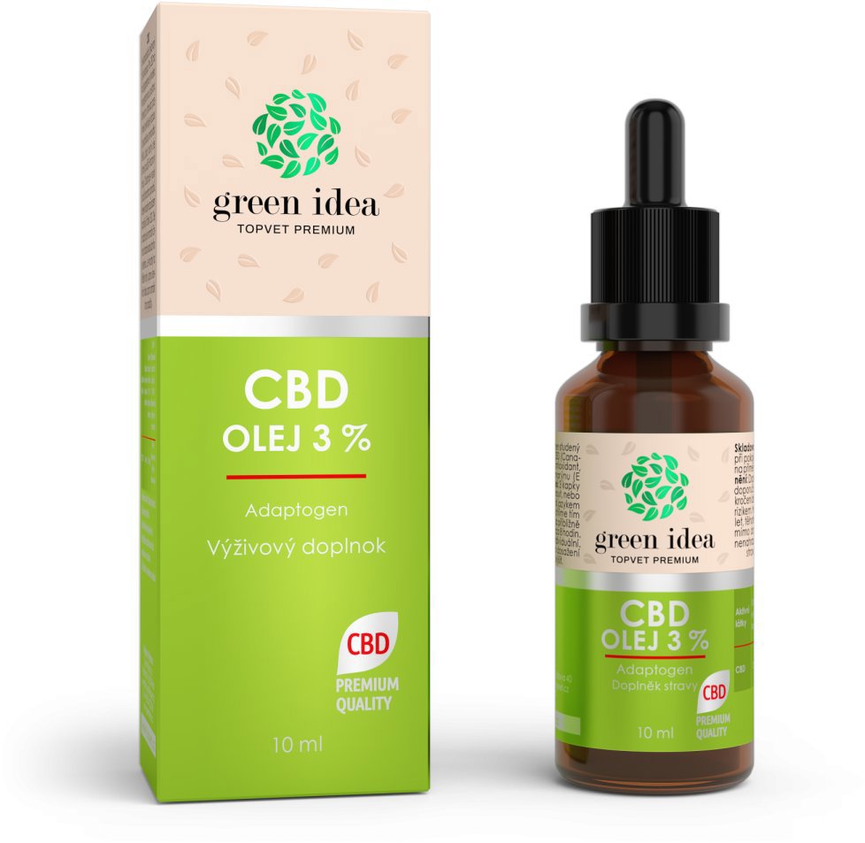 GREEN IDEA CBD olej 3 %