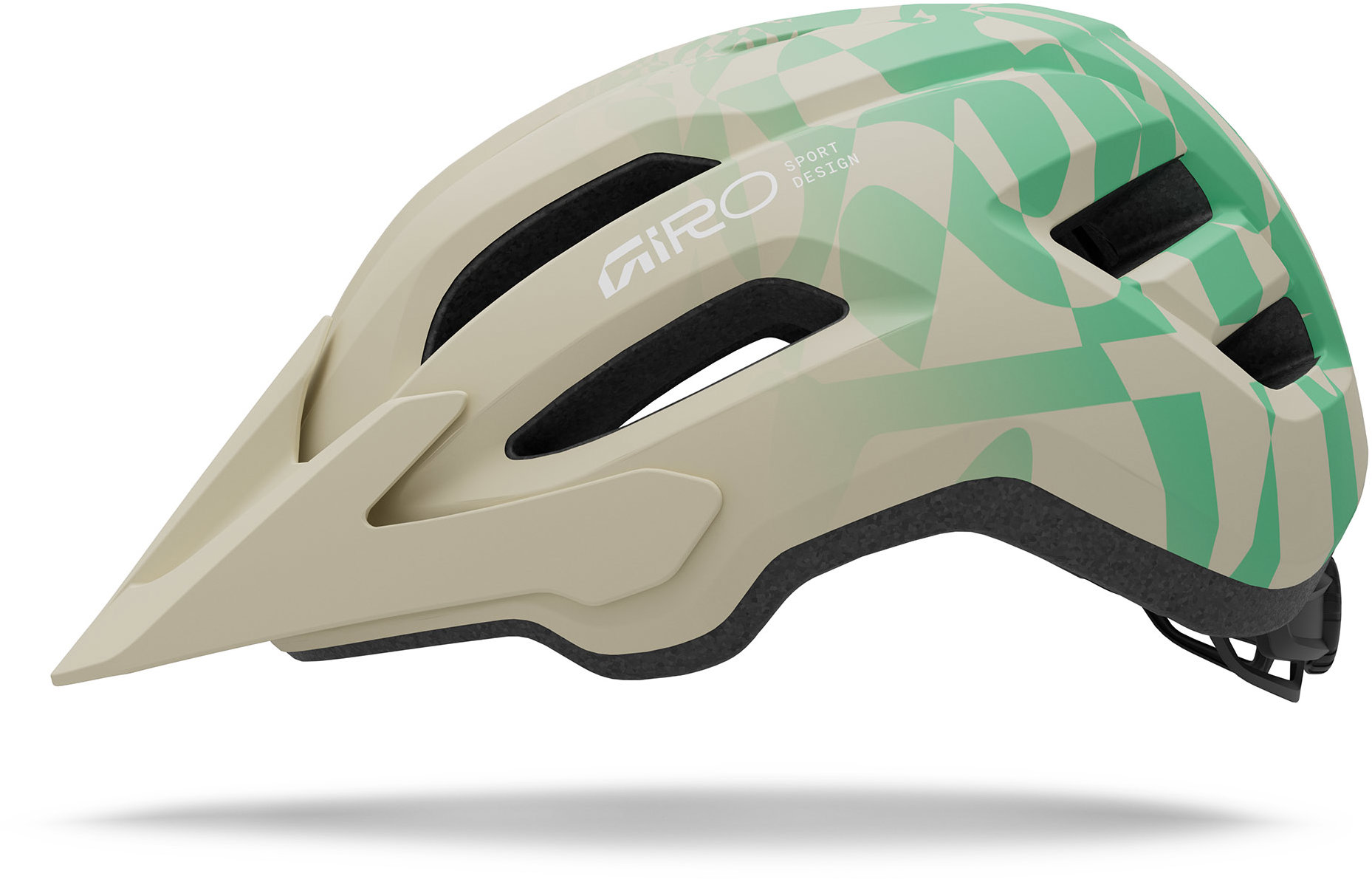 GIRO Fixture II Mat Stone/Green Rush