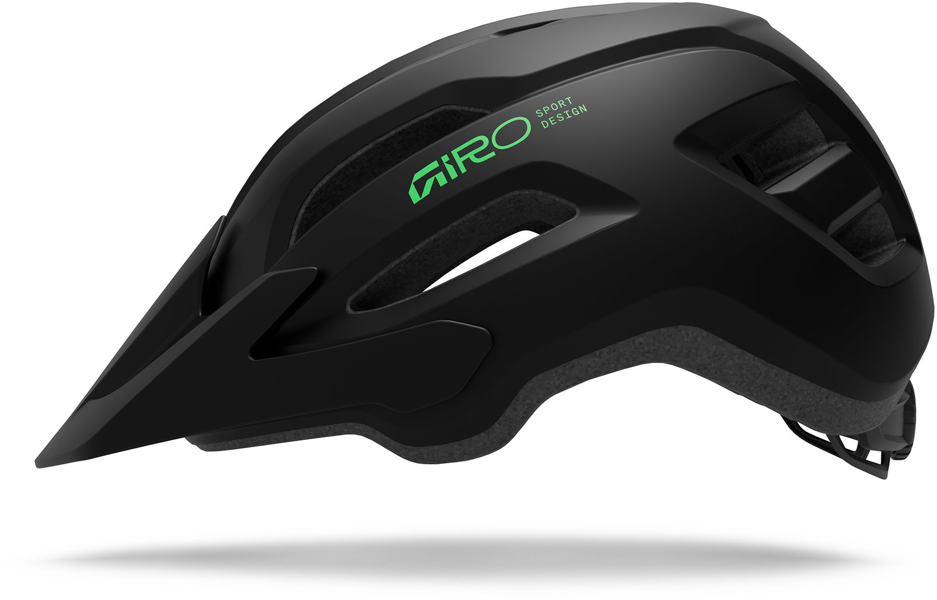 GIRO Fixture II Youth Mat Black/Vivid Green