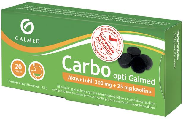 Galmed Carbo OPTI, 20x300 mg tablet