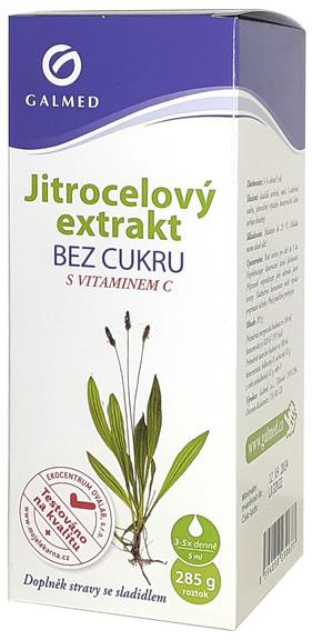 Galmed Jitrocelový extrakt s vitaminem C bez cukru 285 g