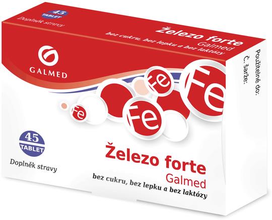 Galmed Železo Forte, 45 tablet