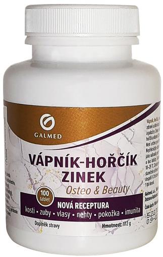 Galmed Vápník-Hořčík-Zinek Osteo a Beauty, 100 tablet