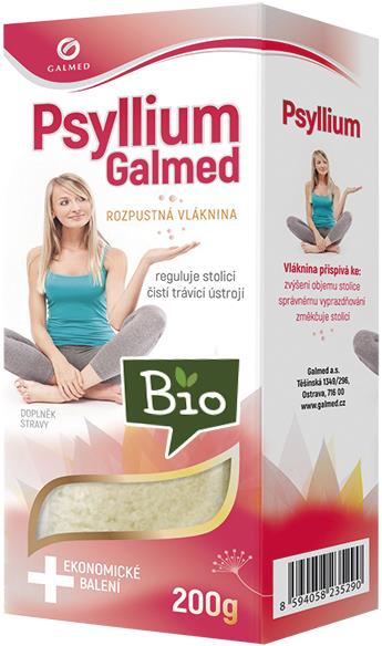 Galmed Psyllium BIO indická rozpustná vláknina 200 g