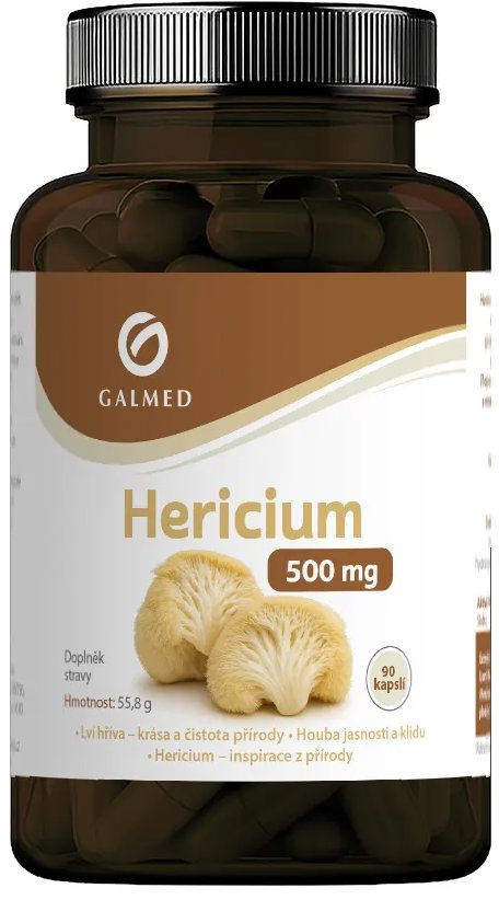 Galmed Hericium 500 mg 90 kapslí