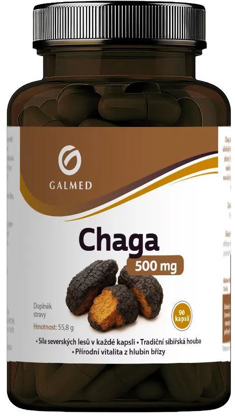 Galmed Chaga 500 mg 90 kapslí