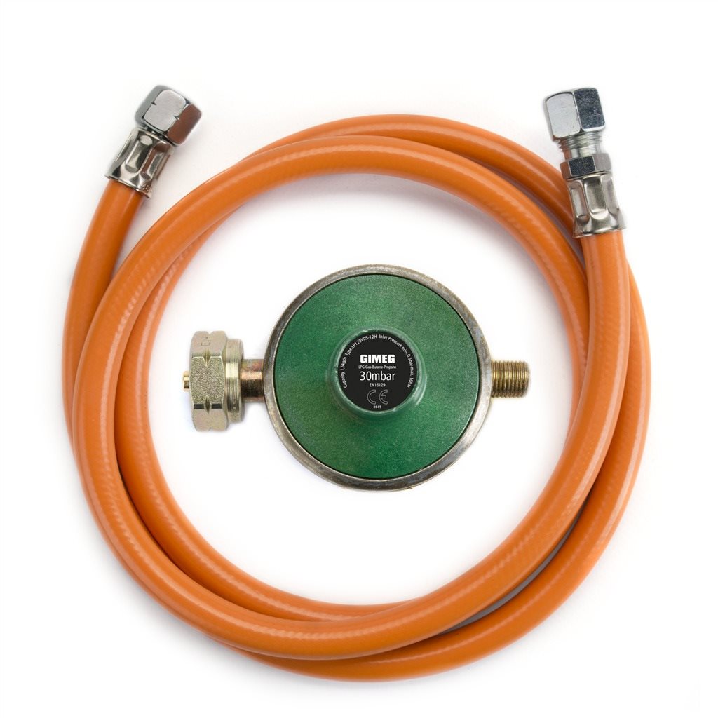 GIMEG REGULATOR 30 MBAR Regulátor tlaku s hadicí, oranžová, velikost