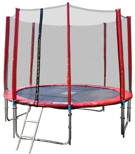 GoodJump 4UPVC 366 cm s ochrannou sítí + žebřík