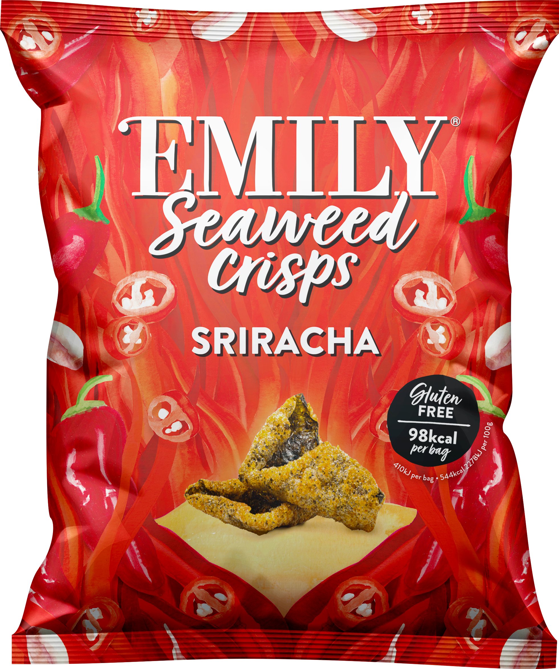 Emily Křupavé mořské řasy, srirarcha 18 g