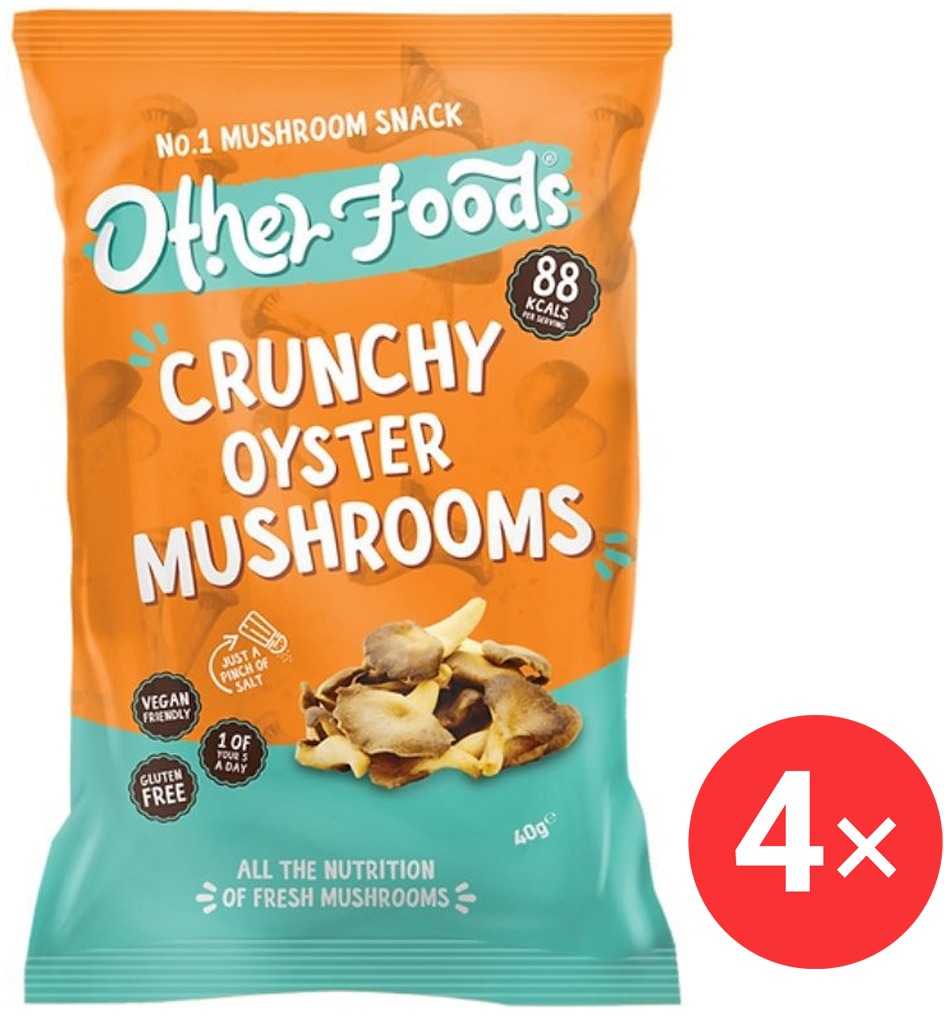 Other foods Křupavé houbové chipsy z hlívy ústřičné 4 x 40 g