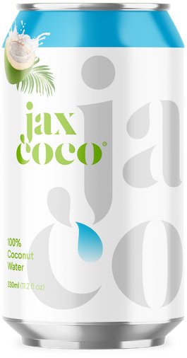 Jax Coco 100% kokosová voda 330 ml plechovka