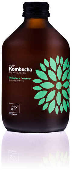 VIGO Kombucha Okurka a koriandr BIO 330 ml