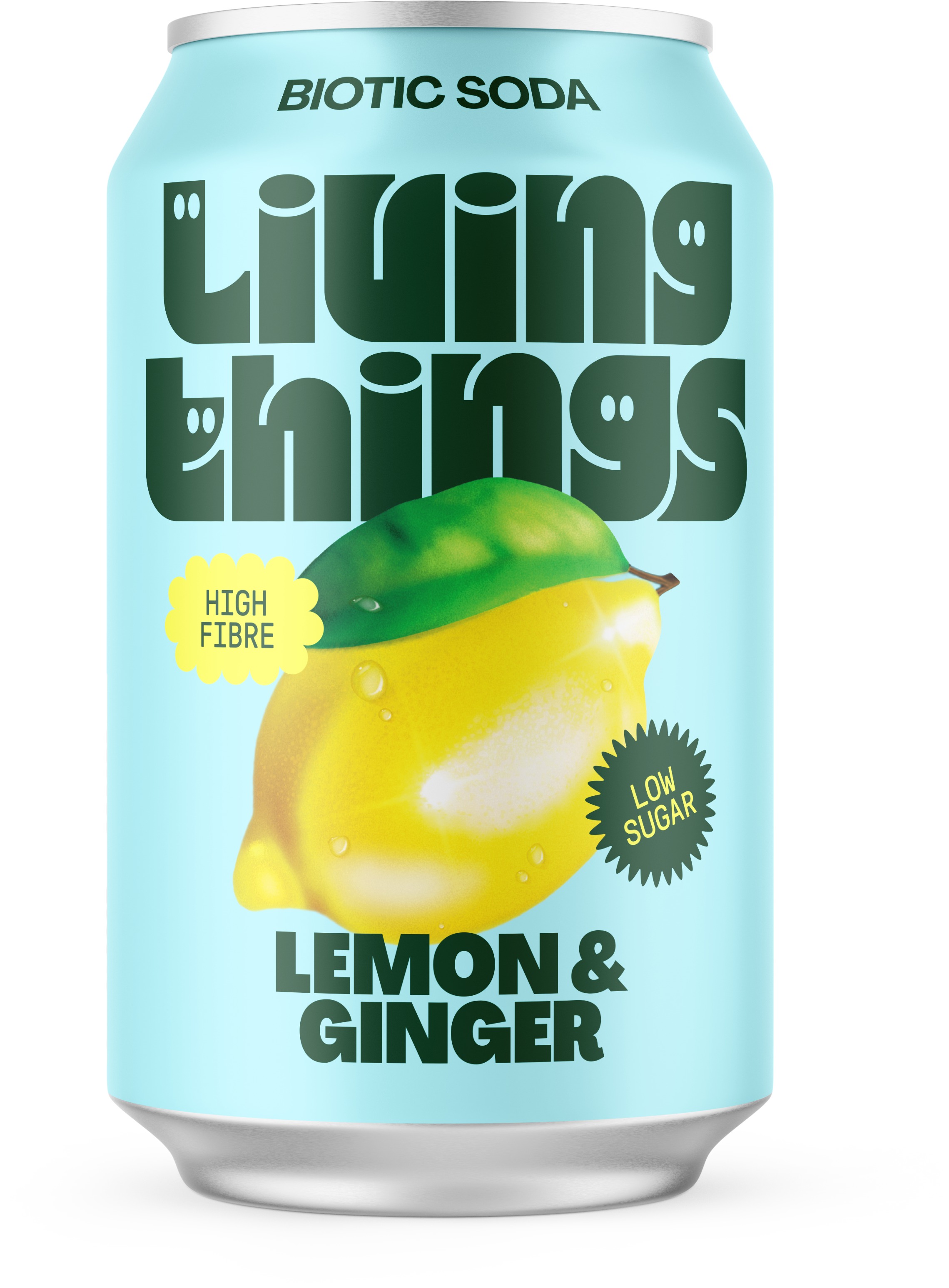 Living Things Lemon Ginger 330 ml