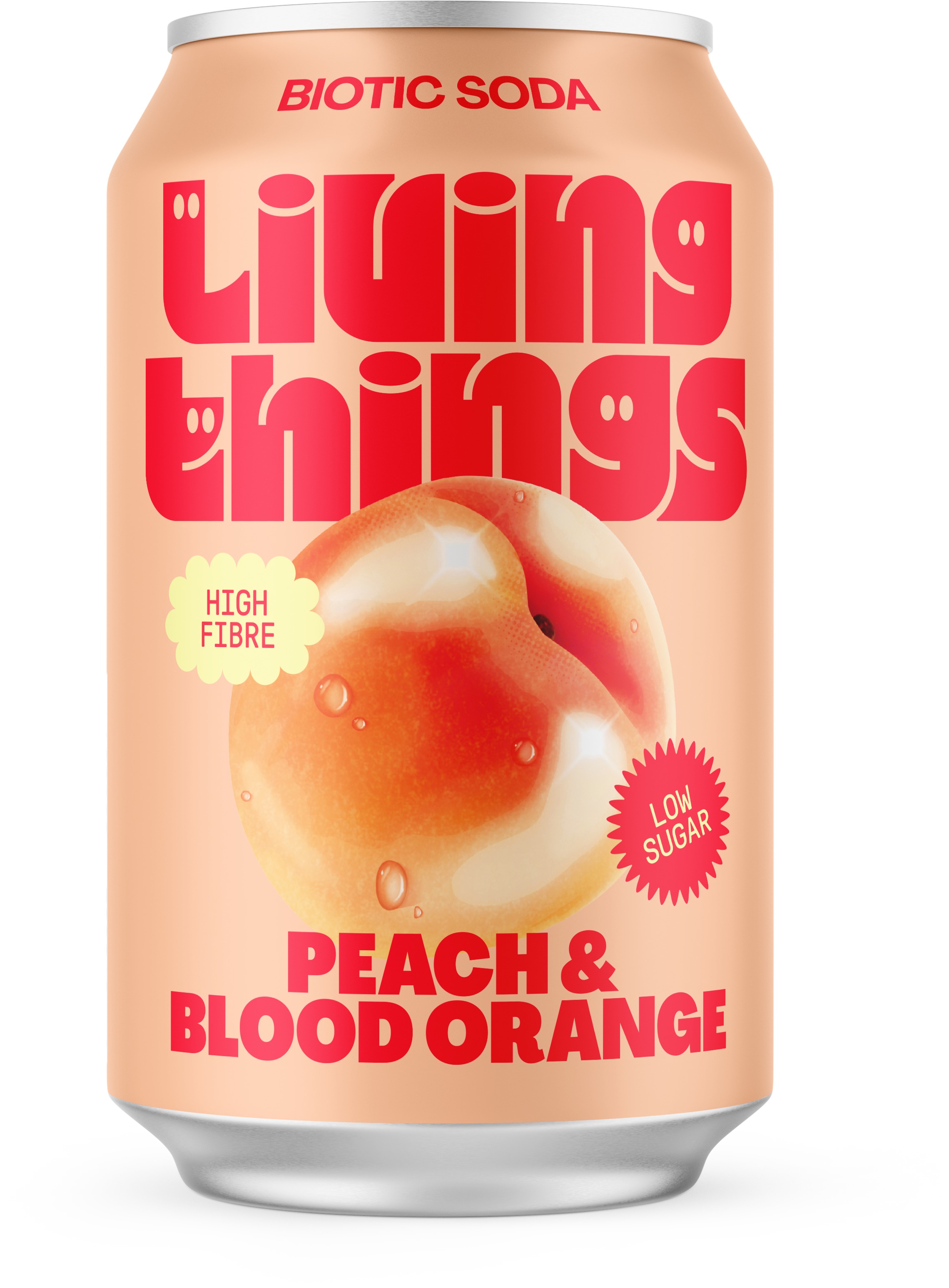 Living Things Peach & Blood Orange 330 ml