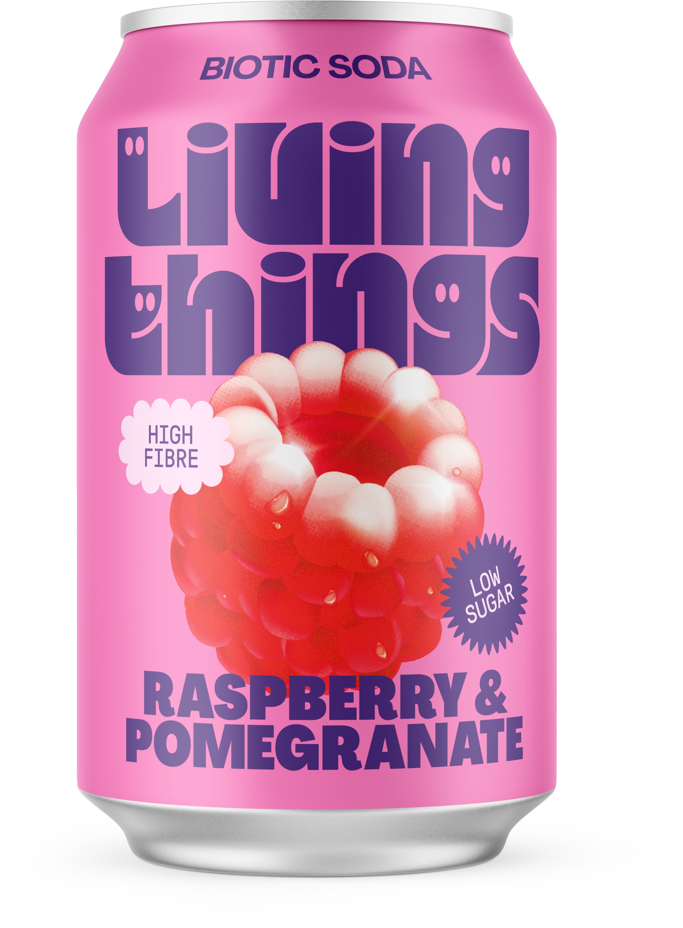 Living Things Raspberry & Pomegranate 330 ml